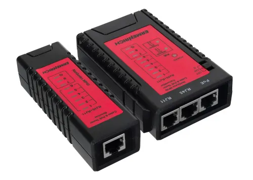 imagen comprobador de cables y PoE Ermenrich NetGeeks NP10,  5