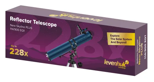 fotografía telescopio Levenhuk New Skyline PLUS 114/900 EQ1,  2