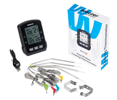 fotografía termómetro de cocción Levenhuk Wezzer Cook MT90,  2