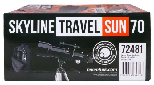 foto telescopio Levenhuk Skyline Travel Sun 70,  19