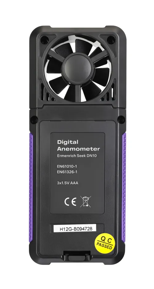 imagen anemómetro digital Ermenrich Seek DN10,  5