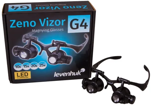 foto gafas lupa Levenhuk Zeno Vizor G4,  4