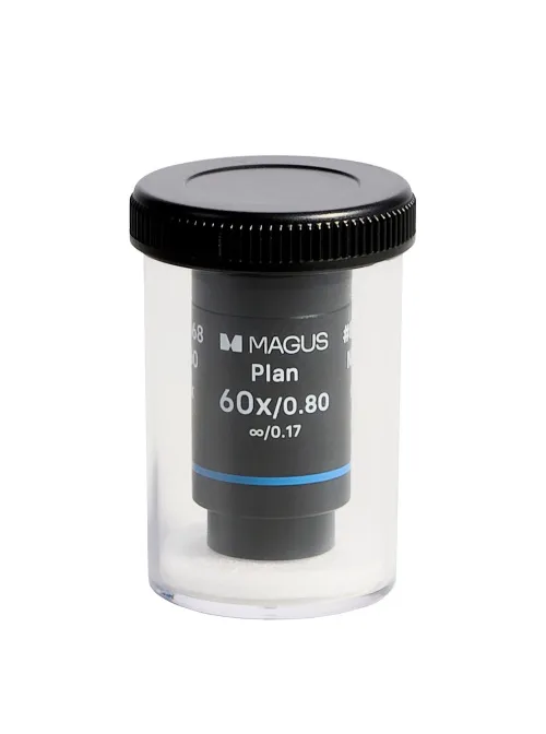 imagen objetivo MAGUS 60PL60 Plan 60х/0,80 ∞/0,17 H60 mm,  5
