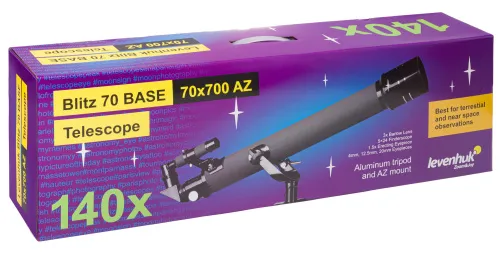 gráfico telescopio Levenhuk Blitz 70 BASE,  11