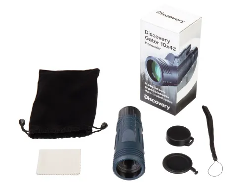 foto monocular Levenhuk Discovery Gator 10x42,  4
