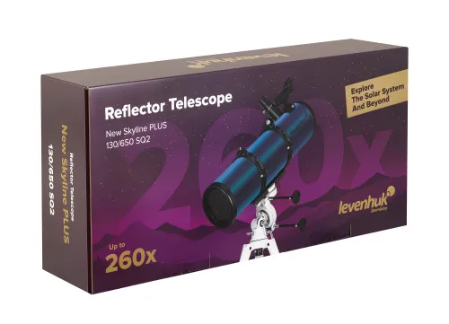 gráfico telescopio Levenhuk New Skyline PLUS 130/650 SQ2,  13
