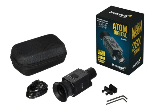 fotografía monocular de visión nocturna Levenhuk Atom Digital DNM70,  2