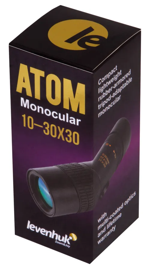 imagen monocular Levenhuk Atom 10–30x30,  11