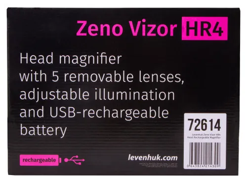 fotografía lupa frontal recargable Levenhuk Zeno Vizor HR4,  13