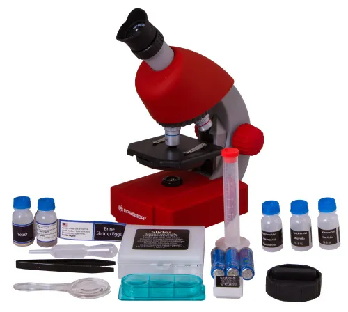 fotografía microscopio Bresser Junior 40–640x,  12