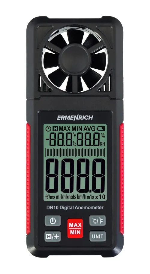 imagen anemómetro digital Ermenrich Seek DN10,  3