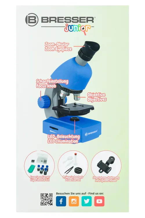 fotografía microscopio Bresser Junior 40–640x,  13