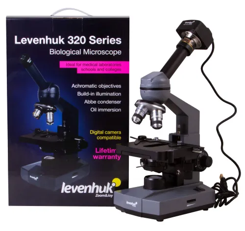 imagen microscopio digital monocular Levenhuk D320L PLUS 3.1M,  19