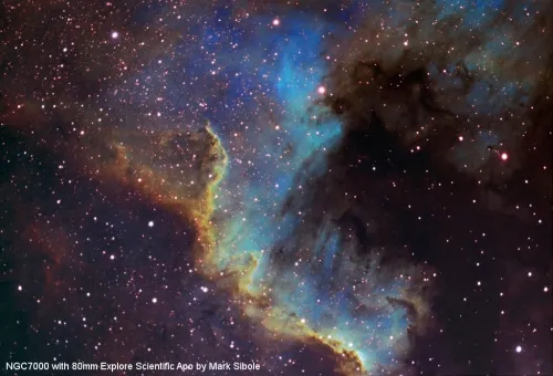 gráfico telescopio Explore Scientific ED APO 80 mm FCD-1 ALU,  7