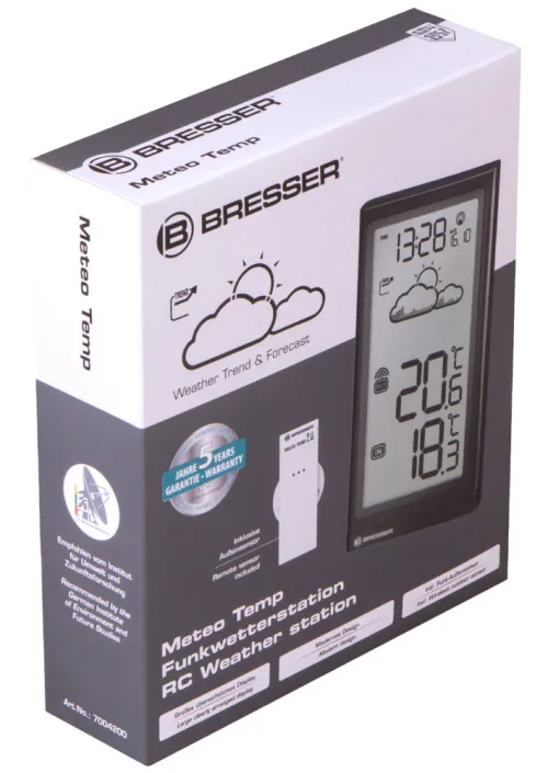 fotografía estación meteorológica Bresser Temp,  9