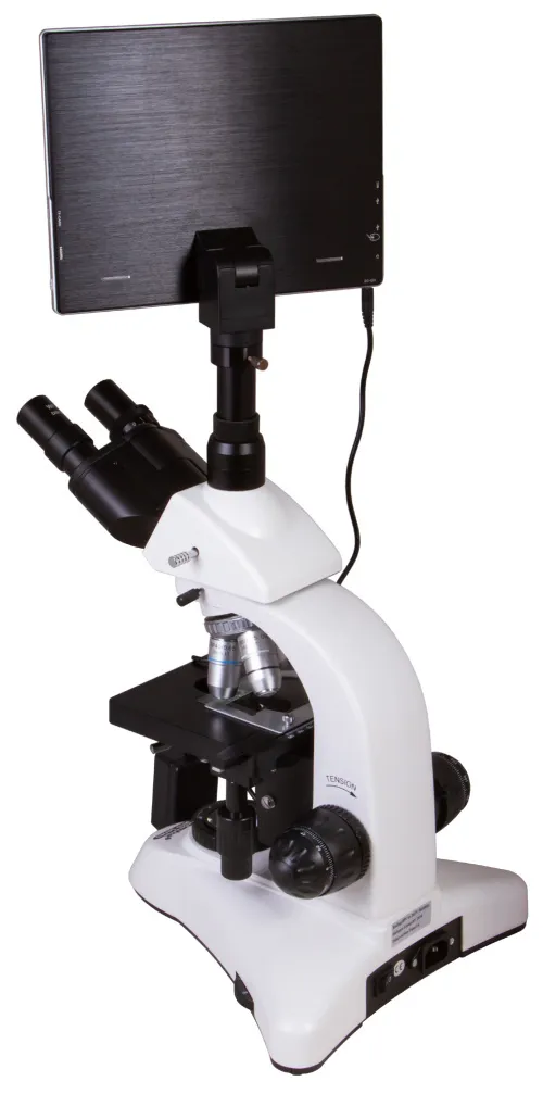 gráfico microscopio trinocular digital Levenhuk MED D20T LCD,  7