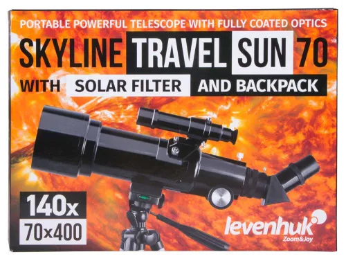 foto telescopio Levenhuk Skyline Travel Sun 70,  17