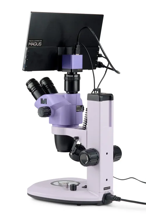 fotografía estereomicroscopio digital MAGUS Stereo D7T LCD BASE,  6