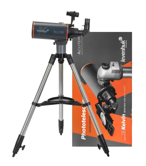 fotografía fototelescopio Levenhuk Kelvin MAK90 AZ GOTO Wi-Fi,  2