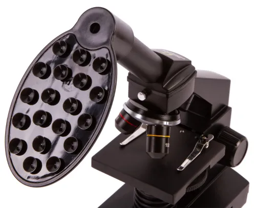 imagen microscopio Bresser National Geographic 40–1280x con soporte para smartphone,  10