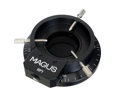 foto lámpara anular LED MAGUS RP1 con polarizador,  3