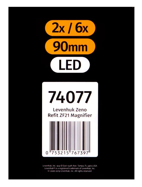 gráfico lupa Levenhuk Zeno Refit ZF21,  13