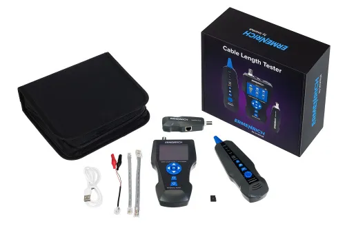 foto comprobador de longitud de cables Ermenrich NetGeeks NL80,  2