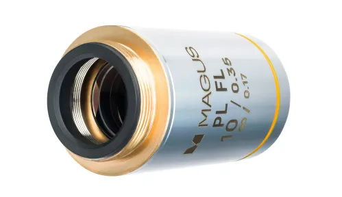 gráfico objetivo MAGUS 10PLFL 10х/0,35 Plan FL ∞/0,17,  4