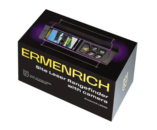 gráfico medidor láser Ermenrich PRO LR200, con cámara,  8