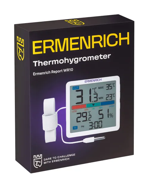 gráfico termohigrómetro Ermenrich Report WR10,  7