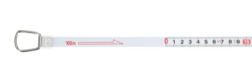 foto cinta métrica de topografía Ermenrich Reel SE100,  6