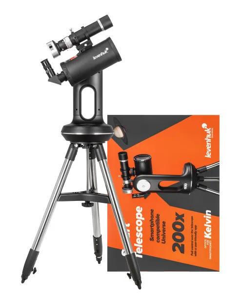 foto telescopio inteligente Levenhuk Kelvin Bright STM102,  2