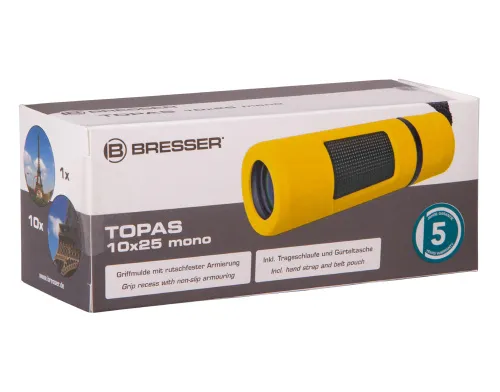 gráfico monocular Bresser Topas 10x25,  8