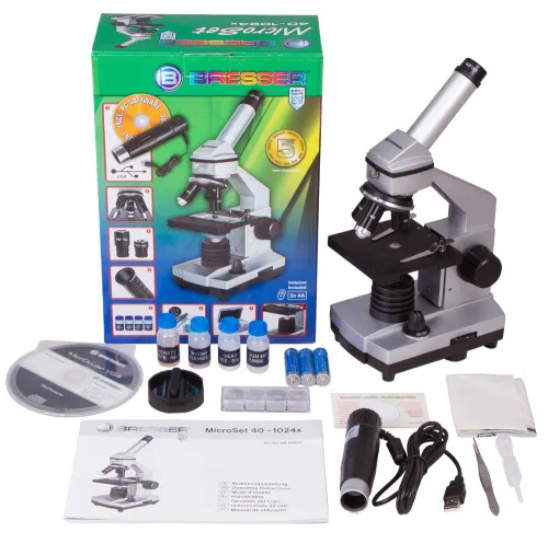 foto microscopio Bresser Junior 40–1024x, sin funda,  11
