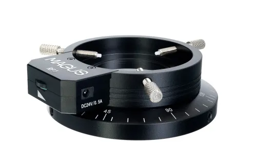foto lámpara anular LED MAGUS RP1 con polarizador,  4