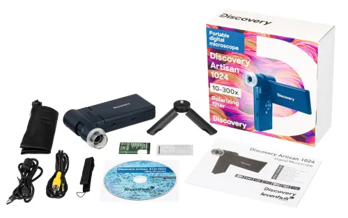 gráfico microscopio digital Levenhuk Discovery Artisan 1024,  3