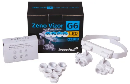 foto gafas lupa Levenhuk Zeno Vizor G6,  2
