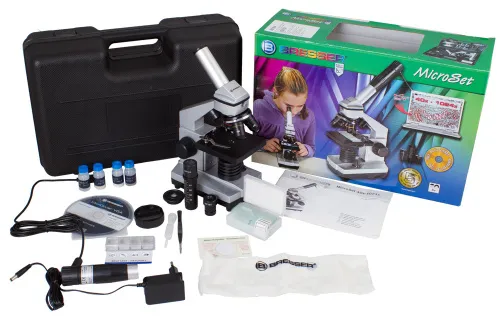 fotografía microscopio Bresser Junior 40–1024x, con funda,  10