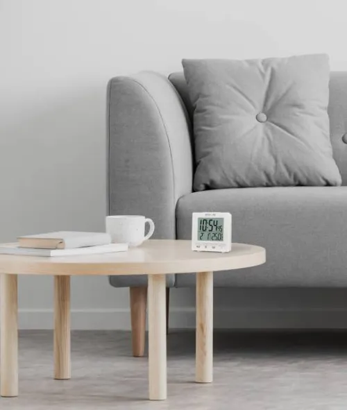 gráfico reloj digital RC Explore Scientific, blanco,  2