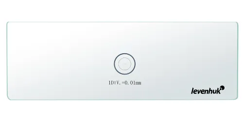 gráfico portaobjetos de calibración Levenhuk MED,  3