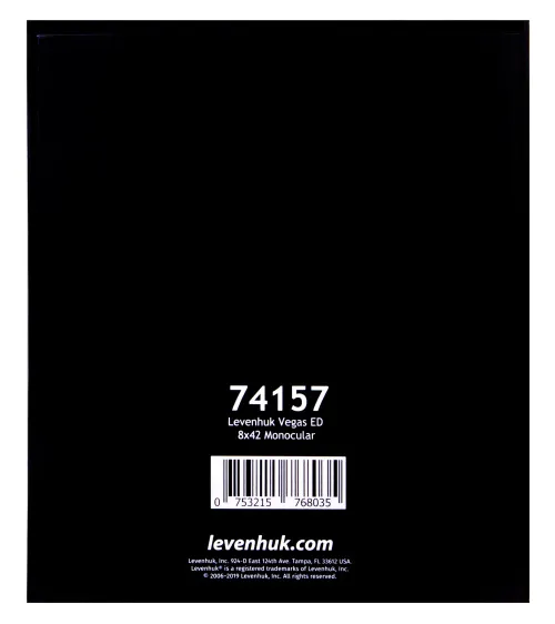 fotografía monocular Levenhuk Vegas ED 8x42,  20