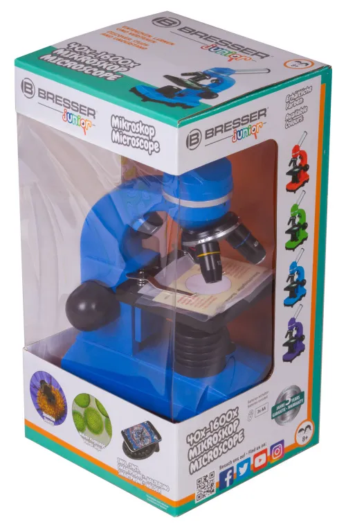 gráfico microscopio Bresser Junior Biolux SEL 40–1600x,  11