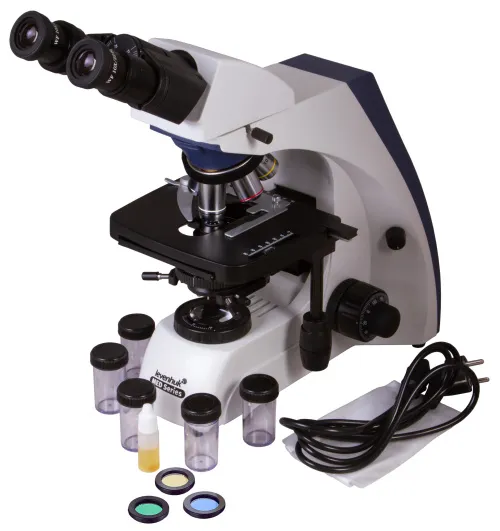 fotografía microscopio binocular Levenhuk MED 35B,  2
