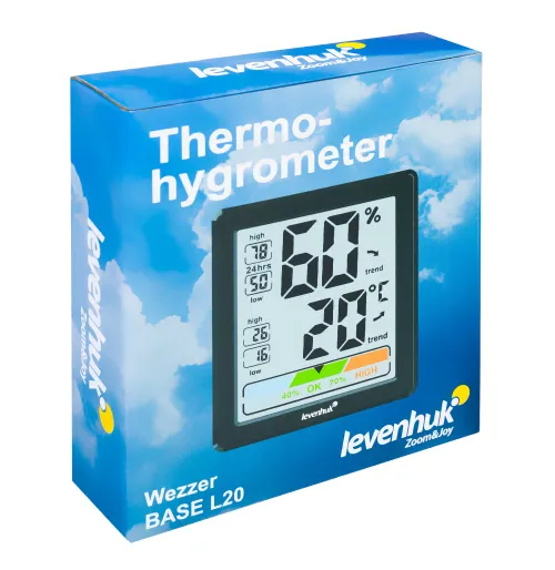gráfico termohigrómetro Levenhuk Wezzer BASE L20,  7