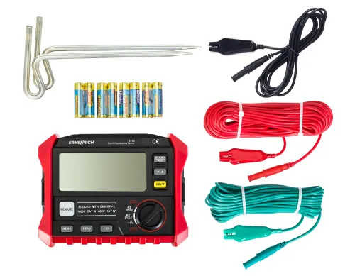 imagen comprobador de resistencia de tierra Ermenrich Ping ET60,  7