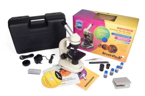 foto microscopio Levenhuk D50L NG,  2