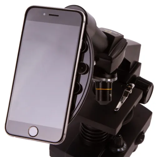 imagen microscopio Bresser National Geographic 40–1280x con soporte para smartphone,  11