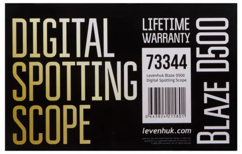 imagen catalejo digital Levenhuk Blaze D500,  20