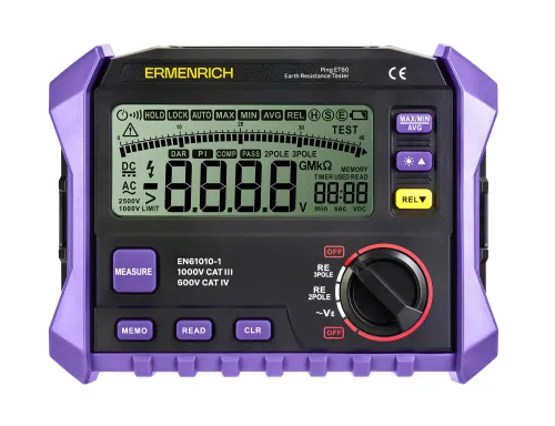 imagen comprobador de resistencia de tierra Ermenrich Ping ET60,  3