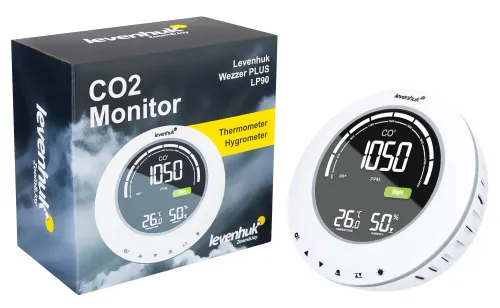 imagen medidor de CO₂ Levenhuk Wezzer PLUS LP90,  2